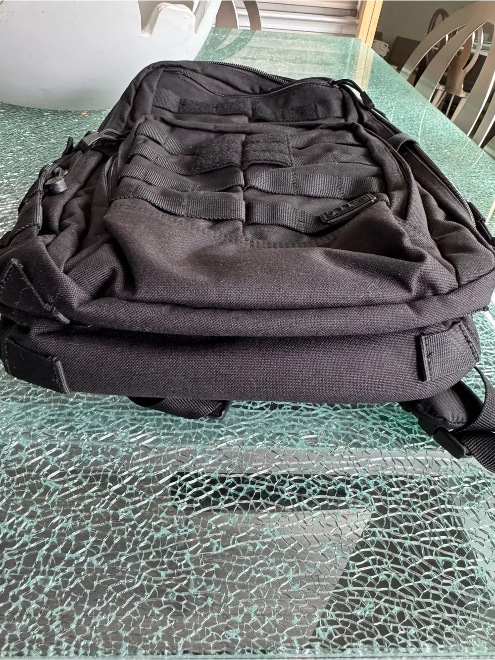 5.11 Tactical Black MOLLE Backpack with Front Utility Pouch